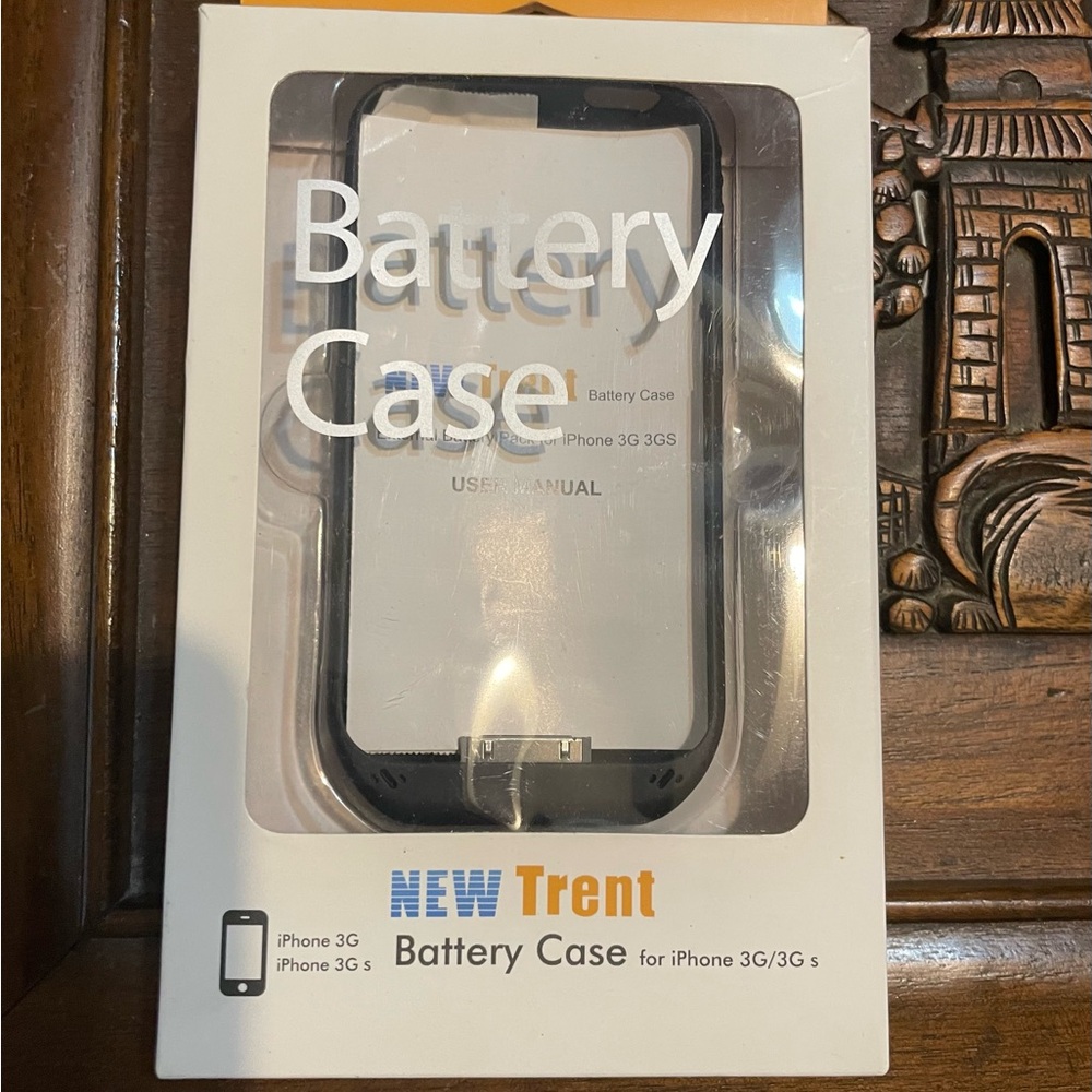 NEW BATTERY CASE for 3G phone with charging capability. New in box. Never used.